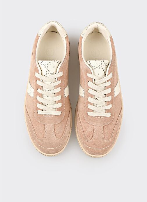 Pudra Deri Kadın Spor Ayakkabı - Görsel 8