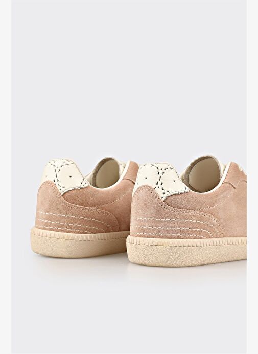Pudra Deri Kadın Spor Ayakkabı - Görsel 10