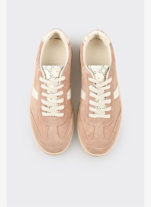 Pudra Deri Kadın Spor Ayakkabı - Görsel 7
