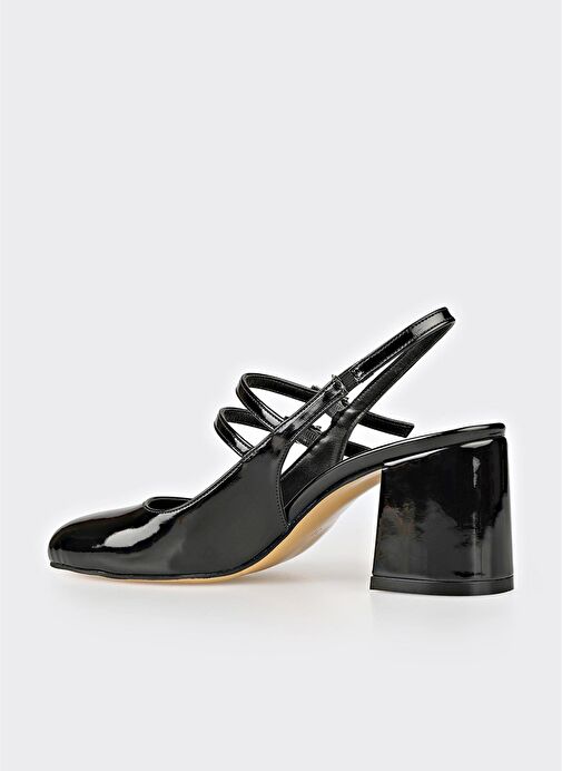 Siyah Kadın Topuklu Ayakkabı - Görsel 4