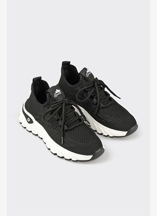 Siyah Kadın Spor Ayakkabı - Görsel 5