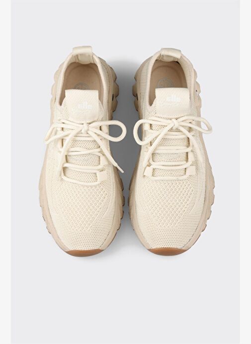 Bej Kadın Spor Ayakkabı - Görsel 5