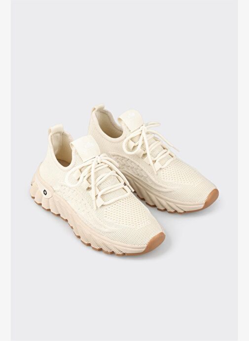 Bej Kadın Spor Ayakkabı - Görsel 3