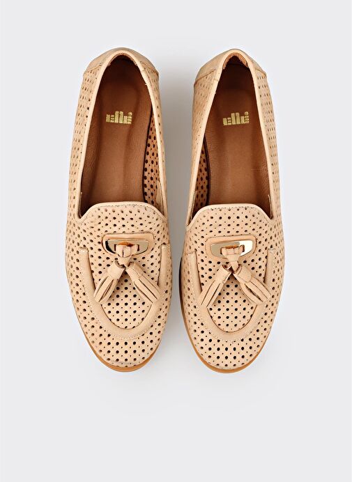 Naturel Deri Kadın Günlük Ayakkabı - Görsel 5