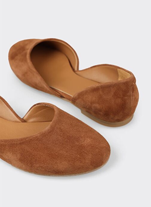 Taba Deri Kadın Günlük Ayakkabı - Görsel 6