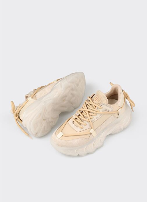 Bej Kadın Spor Ayakkabı - Görsel 4