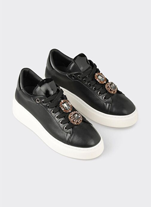 Siyah Kadın Spor Ayakkabı - Görsel 4