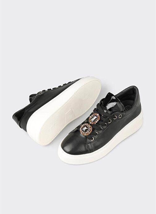 Siyah Kadın Spor Ayakkabı - Görsel 6