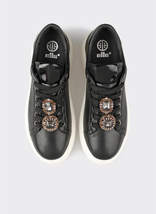 Siyah Kadın Spor Ayakkabı - Görsel 8