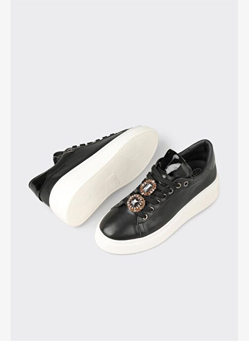 Siyah Kadın Spor Ayakkabı - Görsel 7