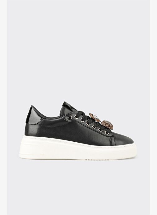 Siyah Kadın Spor Ayakkabı - Görsel 2