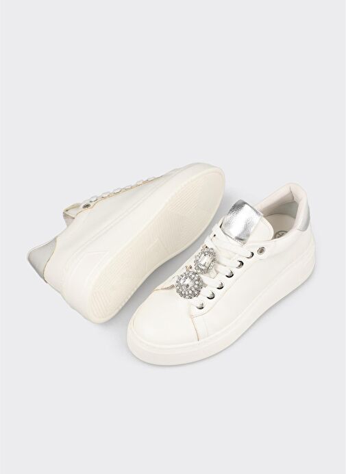 Beyaz Kadın Spor Ayakkabı - Görsel 6