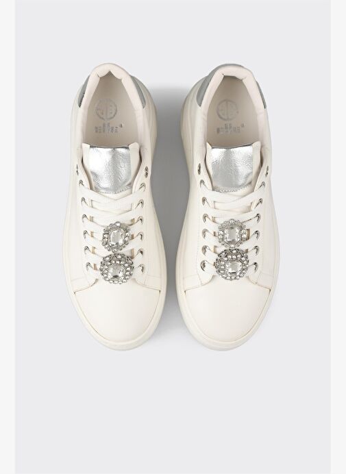 Beyaz Kadın Spor Ayakkabı - Görsel 8