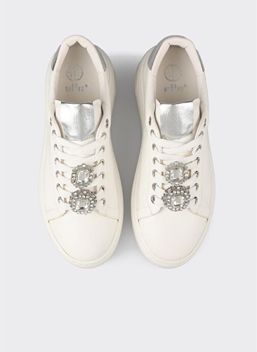 Beyaz Kadın Spor Ayakkabı - Görsel 9