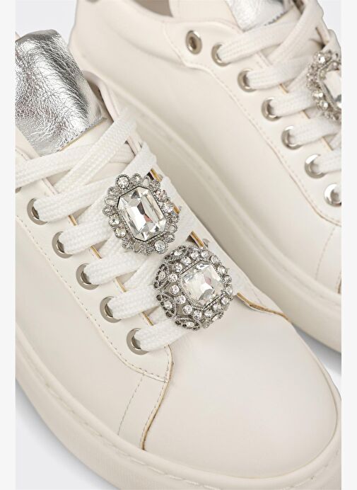 Beyaz Kadın Spor Ayakkabı - Görsel 10