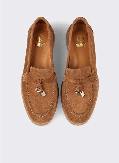 Taba Deri Kadın Günlük Ayakkabı - Görsel 7