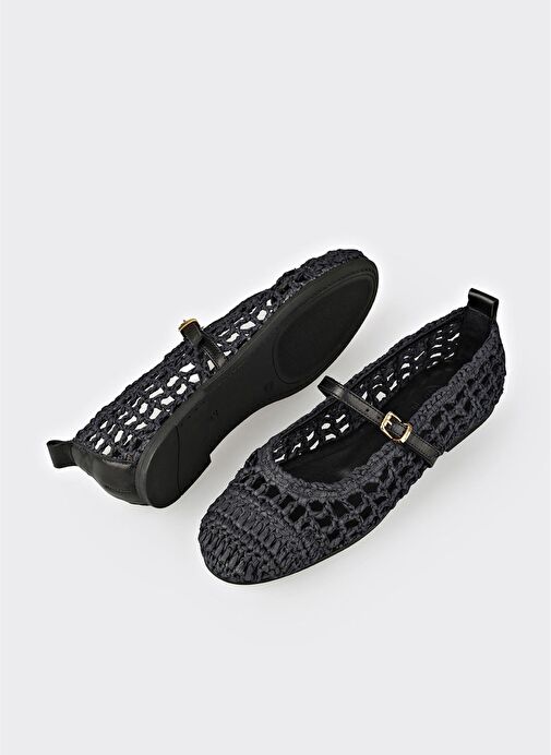 Siyah Kadın Günlük Ayakkabı - Görsel 4