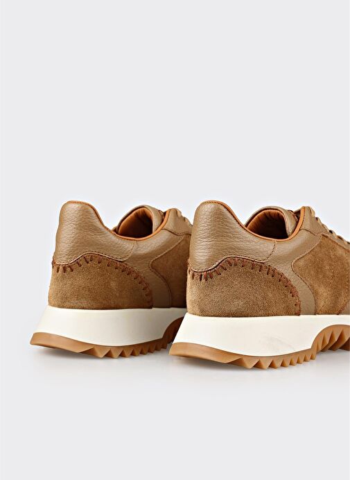 Naturel Deri Kadın Spor Ayakkabı - Görsel 6