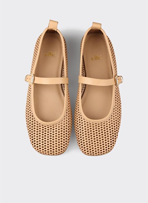 Naturel Deri Kadın Günlük Ayakkabı - Görsel 5