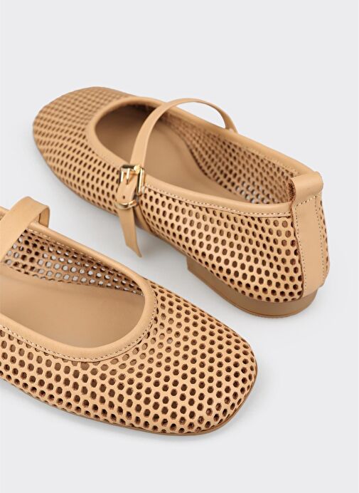 Naturel Deri Kadın Günlük Ayakkabı - Görsel 6