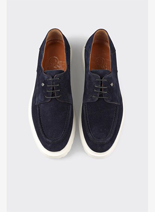 Lacivert Deri Erkek Günlük Ayakkabı - Görsel 9