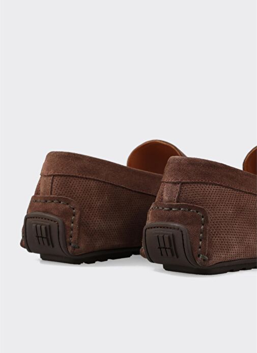 Kahve Deri Erkek Günlük Ayakkabı - Görsel 6