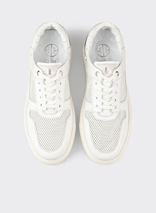 Beyaz Erkek Spor Ayakkabı - Görsel 5