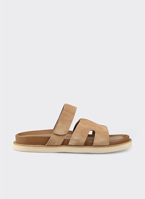 Vizon Deri Erkek Günlük Terlik - Görsel 2