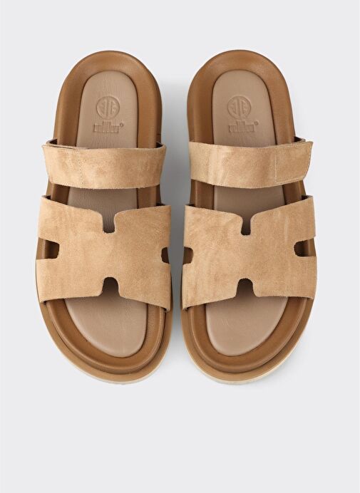 Vizon Deri Erkek Günlük Terlik - Görsel 5