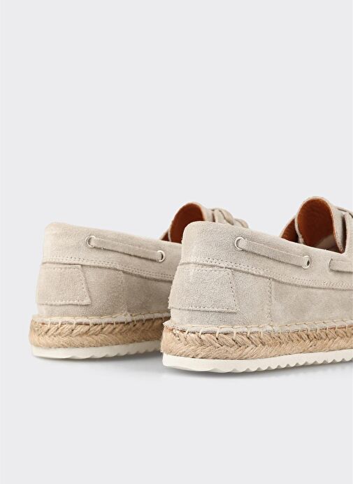 Bej Deri Erkek Günlük Ayakkabı - Görsel 6