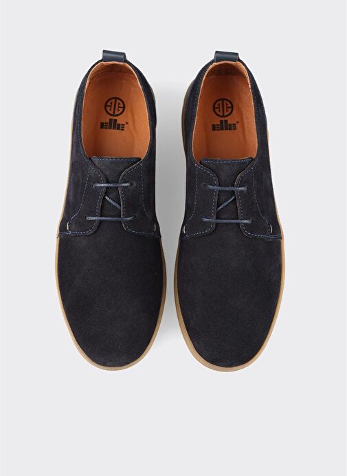 Lacivert Deri Erkek Günlük Ayakkabı - Görsel 5