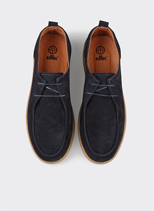 Lacivert Deri Erkek Günlük Ayakkabı - Görsel 5