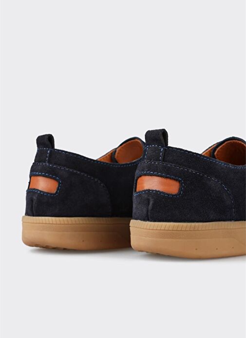 Lacivert Deri Erkek Günlük Ayakkabı - Görsel 6