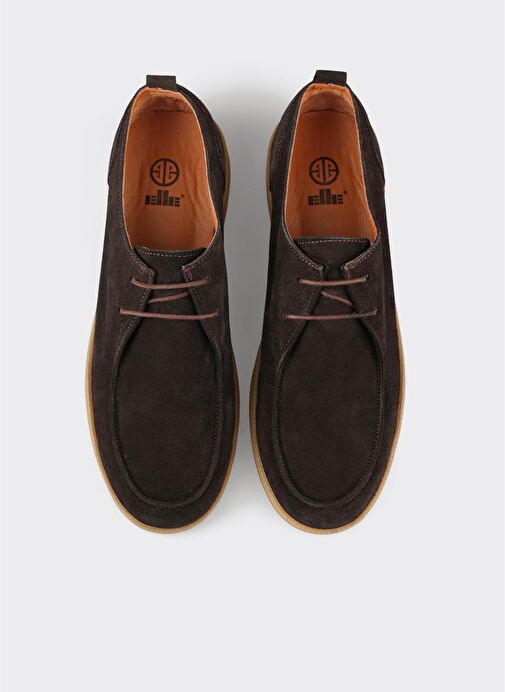 Kahve Deri Erkek Günlük Ayakkabı - Görsel 5