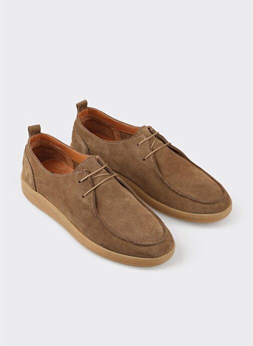 Vizon Deri Erkek Günlük Ayakkabı - Görsel 3