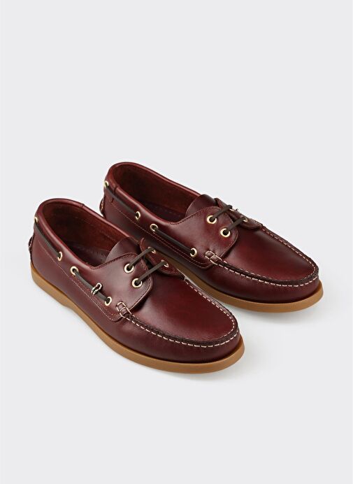 Kahve Deri Erkek Günlük Ayakkabı - Görsel 3