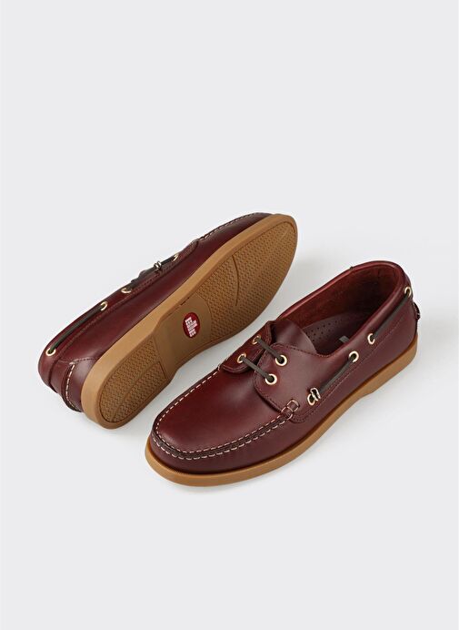 Kahve Deri Erkek Günlük Ayakkabı - Görsel 4