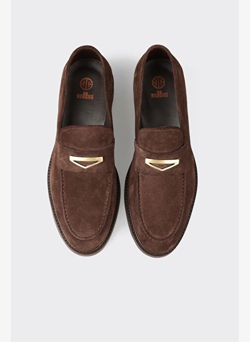 Kahve Deri Erkek Klasik Ayakkabı - Görsel 8