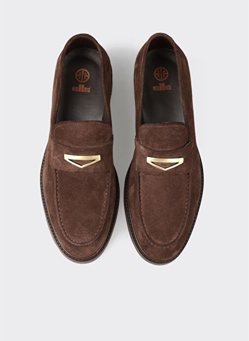 Kahve Deri Erkek Klasik Ayakkabı - Görsel 9