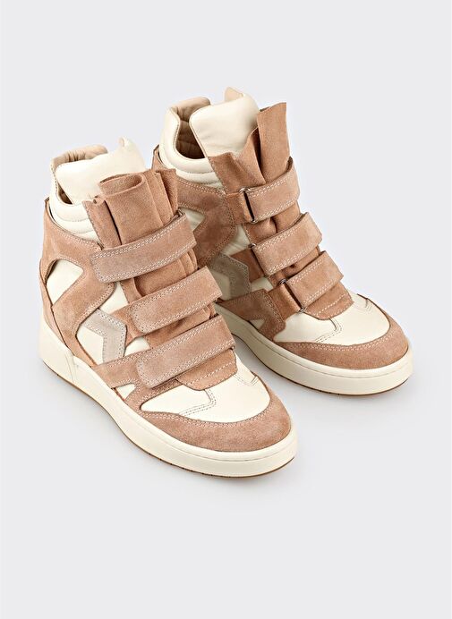 Naturel Deri Kadın Spor Bot - Görsel 3