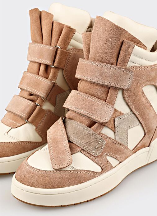 Naturel Deri Kadın Spor Bot - Görsel 5