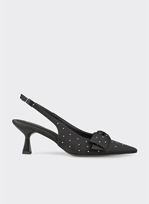 Siyah Kadın Topuklu Ayakkabı - Görsel 2