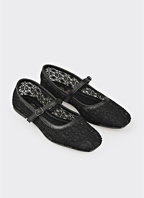 Siyah Kadın Günlük Ayakkabı - Görsel 3