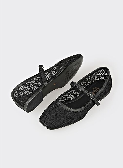 Siyah Kadın Günlük Ayakkabı - Görsel 4