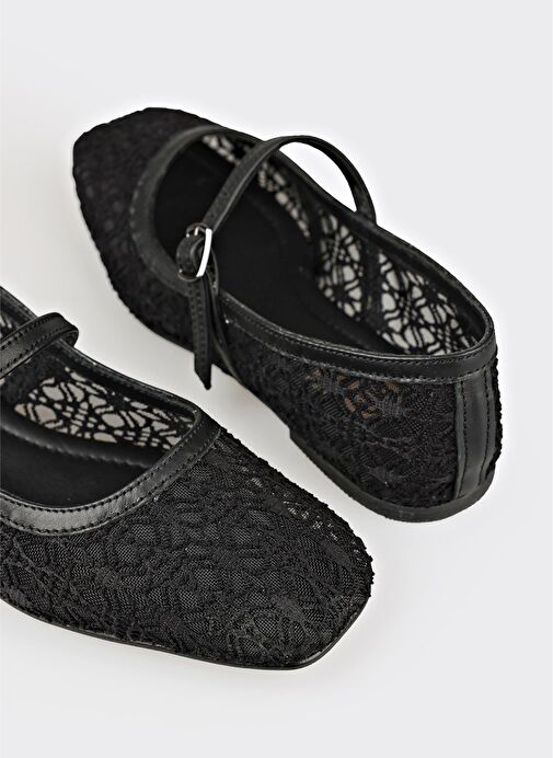 Siyah Kadın Günlük Ayakkabı - Görsel 6