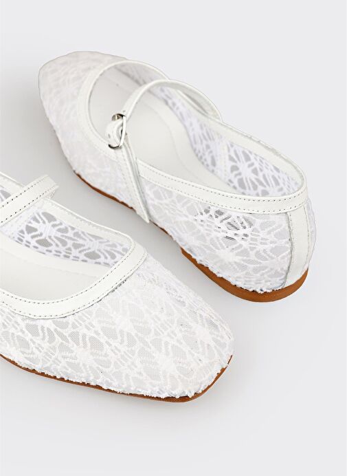 Beyaz Kadın Günlük Ayakkabı - Görsel 6