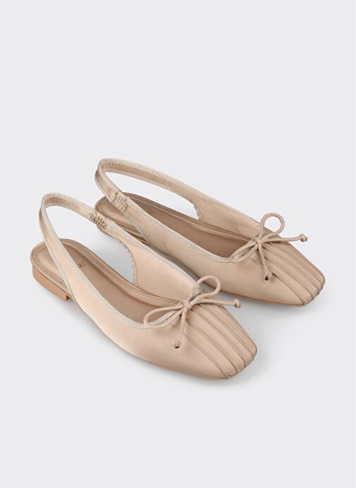 Bej Kadın Günlük Ayakkabı - Görsel 3