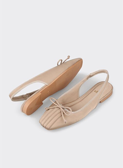 Bej Kadın Günlük Ayakkabı - Görsel 4