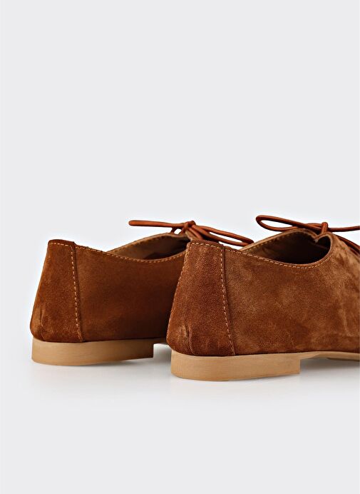 Taba Deri Kadın Günlük Ayakkabı - Görsel 6