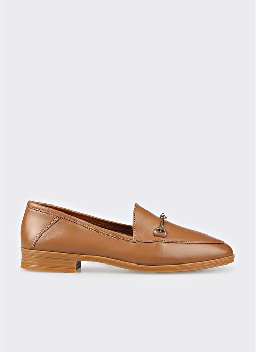 Naturel Deri Kadın Günlük Ayakkabı - Görsel 2